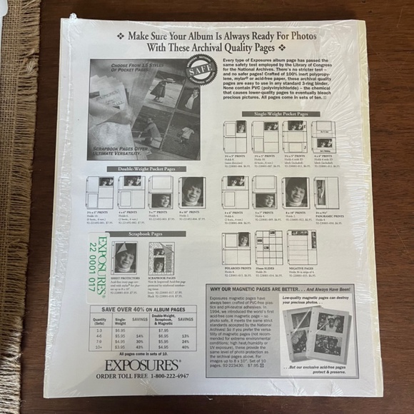 Exposures three-ring binder scrapbooks - Picture 2 of 8